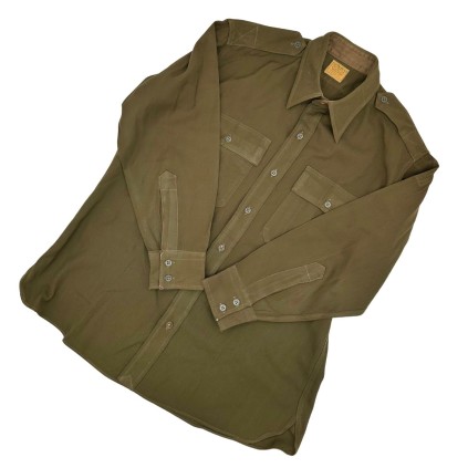 Chemise officier US "Chocolat" originale