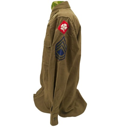 Chemise officier 15 1/2 x 33 de la 4ème armée US