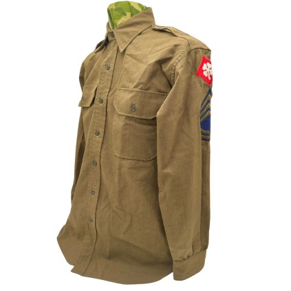 Chemise moutarde officier US