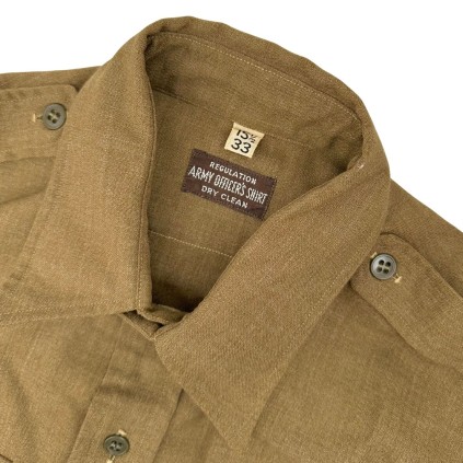 Chemise officier 15 1/2 x 33 de la 4ème armée US