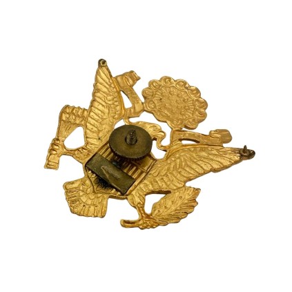 Insigne de casquette officier US ARMY WWII
