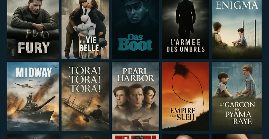 Liste des films relatant la seconde guerre mondiale 